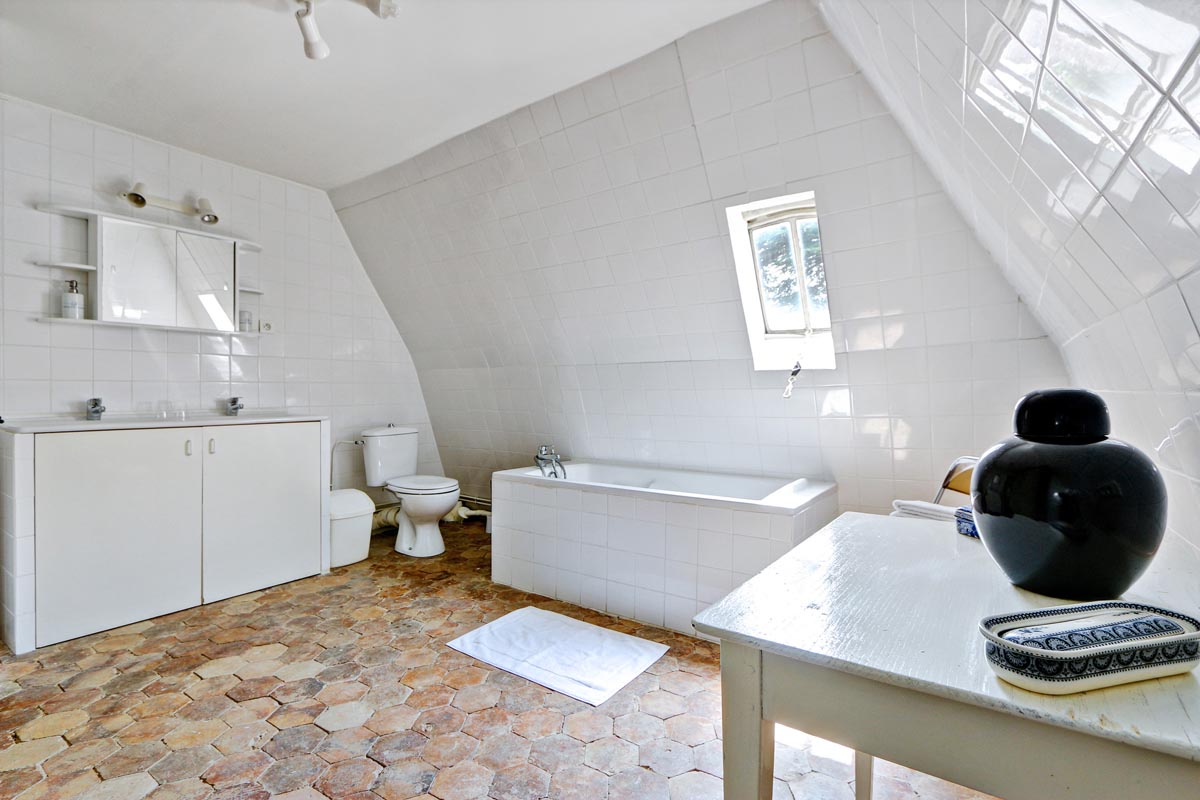 Salle de bain pigeon