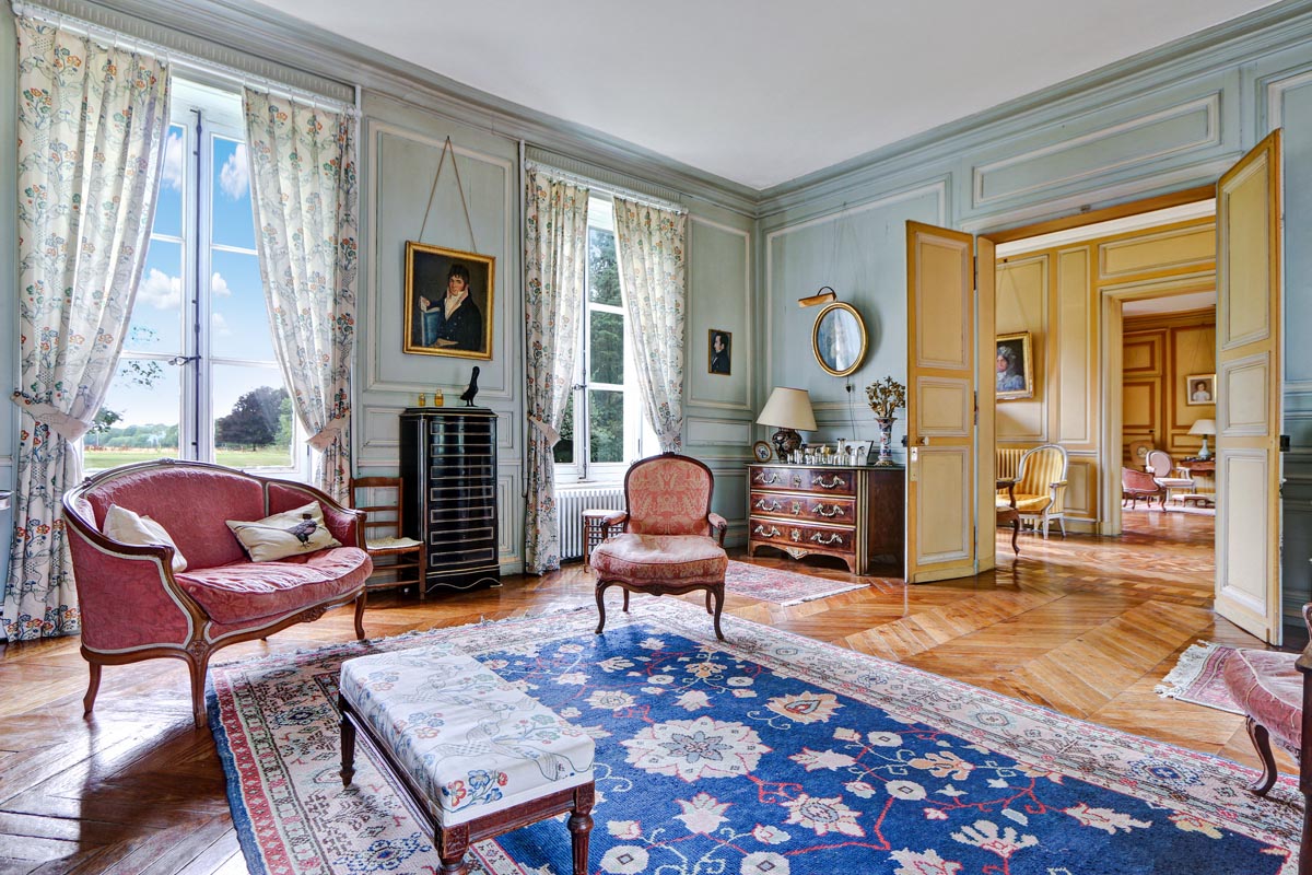 salon bleu